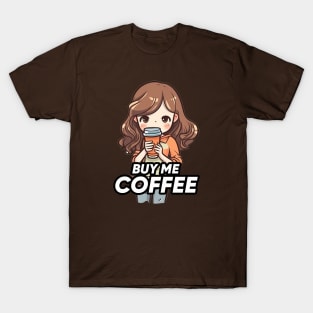 Cute coffee girl T-Shirt